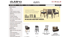 Desktop Screenshot of dublino.hu